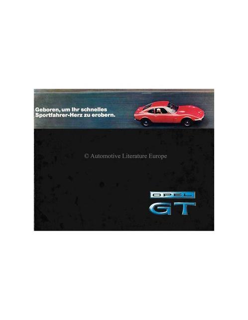 1969 OPEL GT 1100 / GT 1900 BROCHURE DUITS, Boeken, Auto's | Folders en Tijdschriften