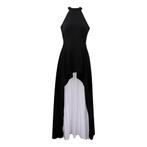 Rinascimento • zwart witte maxi jurk • M, Kleding | Dames, Maat 38/40 (M), Verzenden, Zwart, Rinascimento