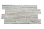 Natuurstenen steenstrips Pure White - 12 rijen - 60x15 cm, Ophalen, Wandtegels, Nieuw, Minder dan 20 cm