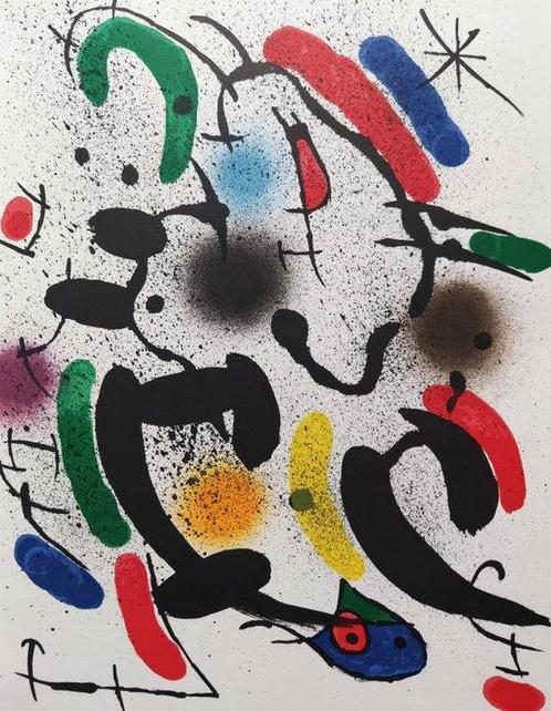 Joan Miro (1893-1983) - Litografía original VI, Antiquités & Art, Antiquités | Autres Antiquités