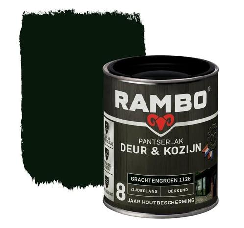 Rambo Pantserlak Deur en Kozijn Grachtengroen 0.75L, Doe-het-zelf en Bouw, Verf, Beits en Lak, Nieuw, Verzenden