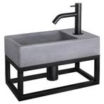 Fonteinset Differnz Force Beton en Handoekrek 40x22x9 cm, Doe-het-zelf en Bouw, Ophalen of Verzenden, Nieuw, Overige typen