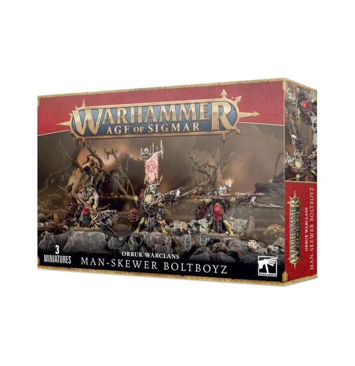Orruk Warclans Man-Skewer Boltboyz (Warhammer Age of Sigmar, Hobby en Vrije tijd, Wargaming, Ophalen of Verzenden
