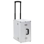 vidaXL Pilotentrolley 47x39x27 cm aluminium zilverkleurig, Handtassen en Accessoires, Toilettassen, Verzenden, Nieuw