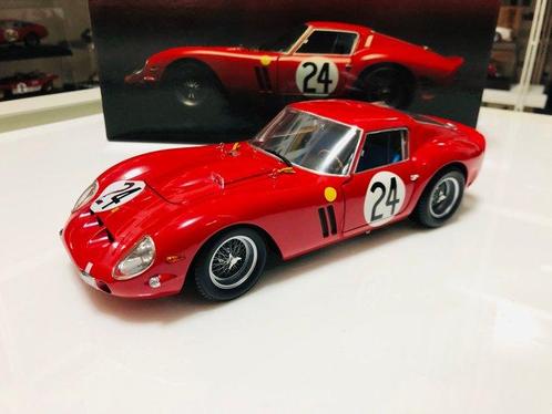 Kyosho 1:18 - Model sportwagen - Ferrari 250 GTO #24 - 2th, Hobby en Vrije tijd, Modelauto's | 1:5 tot 1:12
