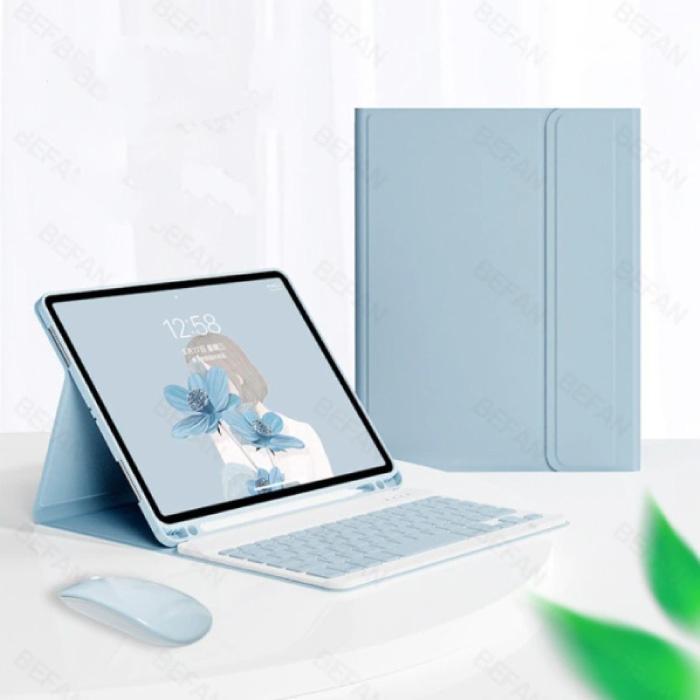 Toetsenbord Hoes voor iPad 10.2 (2019) met Draadloze Muis -, Telecommunicatie, Mobiele telefoons | Hoesjes en Screenprotectors | Overige merken