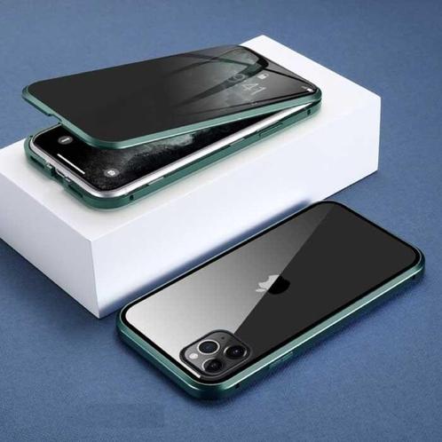 iPhone 13 Mini Magnetisch Privacy Hoesje met Tempered Glass, Telecommunicatie, Mobiele telefoons | Hoesjes en Screenprotectors | Apple iPhone