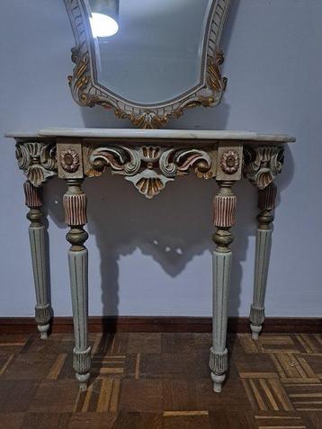 Console (2) - Bois, Marbre