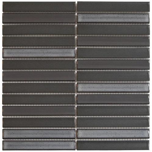 Mozaiek Tegel Sevilla 29,6x30 cm Finger Glossy Carbon Shades, Bricolage & Construction, Sanitaire, Enlèvement ou Envoi