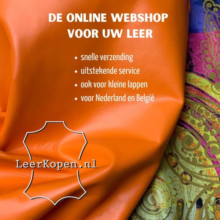 Uw online shop voor leren lappen in A-kwaliteit, Hobby en Vrije tijd, Naaien en Fournituren, Overige typen, Nieuw, Verzenden
