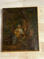 Italiaanse school (XVIII) - Italienische Family, Antiek en Kunst