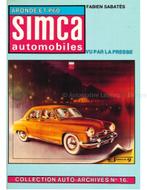 SIMCA AUTOMOBILES, ARONDE ET P60, VU PAR LA PRESSE