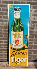 Emaille reclamebord Golden Tiger Pils, Verzamelen, Merken en Reclamevoorwerpen, Nieuw, Verzenden