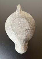 Romain antique, Empire Terre cuite lampe à huile, Antiek en Kunst