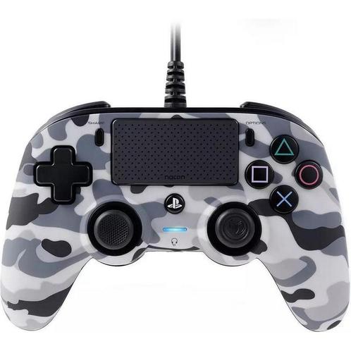 Nacon Compact Controller Camo Grijs (PS4 Accessoires), Games en Spelcomputers, Spelcomputers | Sony PlayStation 4, Zo goed als nieuw