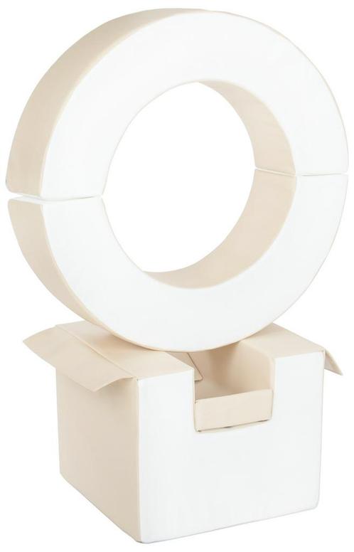 Foam blokken - hoepel - Ø 78 cm - 3 delig - beige, Kinderen en Baby's, Speelgoed | Educatief en Creatief, Nieuw, Ophalen of Verzenden