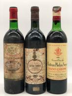 Mixed lot of 3 x 75cl Bordeaux Icon reds 1981 (rood), Ophalen of Verzenden, Nieuw, Frankrijk, Rode wijn