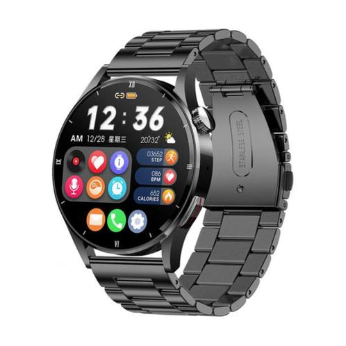 Smartwatch met Lichaamstemperatuur, Bloeddrukmeter en, Handtassen en Accessoires, Smartwatches, Nieuw, Verzenden