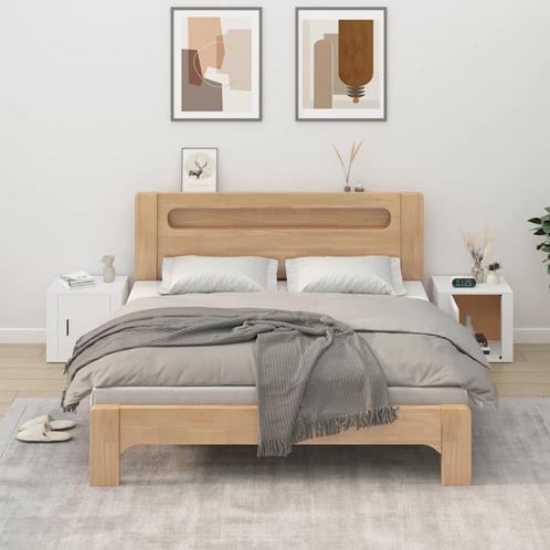 vidaXL Nachtkastjes 2 st 50x39x47 cm wit, Huis en Inrichting, Kasten | Overige, Nieuw, Verzenden