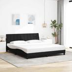 vidaXL Bedframe zonder matras stof zwart 180x200 cm, Verzenden, Nieuw