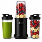 2dekans | Safecourt Kitchen Blender – Incl. 2 To Go Bekers –, Elektronische apparatuur, Keukenmixers, Ophalen of Verzenden, Nieuw