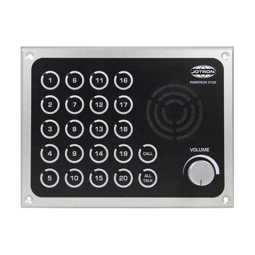 Bieden: Alphatron AlphaCall PH Intercom 20 line black - 321, Watersport en Boten, Navigatiemiddelen en Scheepselektronica, Ophalen of Verzenden