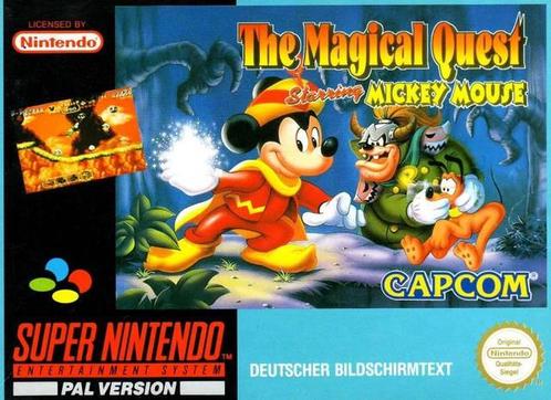 The Magical Quest Starring Mickey Mouse (Losse Cartridge), Games en Spelcomputers, Games | Nintendo Super NES, Zo goed als nieuw