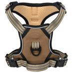 vidaXL Hondentuigje met riem en halsband verstelbaar M bruin, Dieren en Toebehoren, Honden-accessoires, Verzenden, Nieuw
