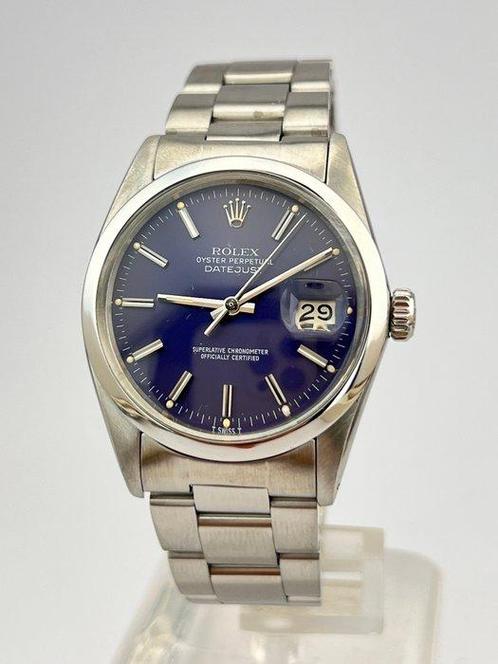 Rolex - Oyster Perpetual Datejust Blue Dial - Ref. 16000 -, Handtassen en Accessoires, Horloges | Heren