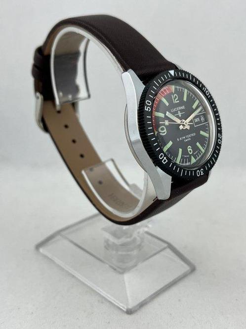 Lucerne - Zonder Minimumprijs - Heren - 1970-1979, Handtassen en Accessoires, Horloges | Heren