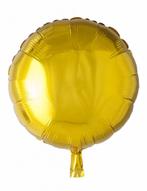 Helium Ballon Rond Goud 46cm leeg, Hobby en Vrije tijd, Feestartikelen, Verzenden, Nieuw