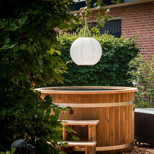 Ticra Hottubs - electrisch en houtgestookte hot tub, Tuin en Terras, Bubbelbaden en Hottubs, Vast, Nieuw, Afdekzeil, Grondzeil