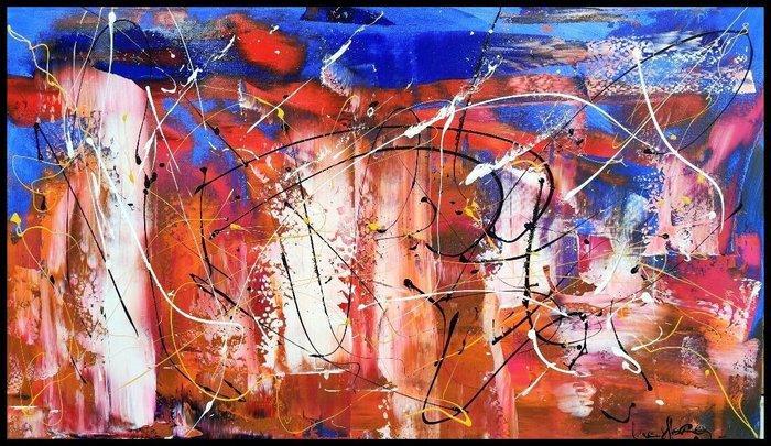 Luc Mora - Intensite rouge - XXL, Antiek en Kunst, Kunst | Designobjecten