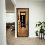 Stalen Binnendeur Brons 6 Vlaks Brons rook glas Luxe design, Doe-het-zelf en Bouw, Deuren en Vliegenramen, Nieuw, Metaal, Binnendeur