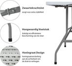 MaxxGarden Vouwtafel - Opvouwbare Tafel - 244x74x74cm, Tuin en Terras, Ophalen of Verzenden, Nieuw, Rechthoekig, Kunststof