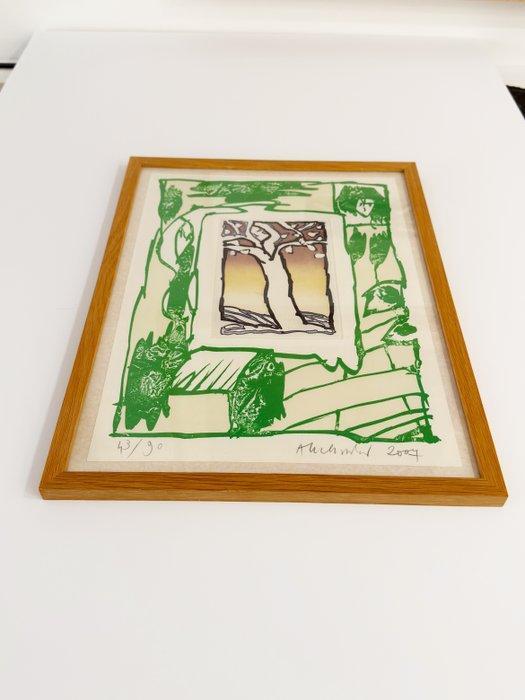 Pierre Alechinsky (1927) - Composition, Antiek en Kunst, Kunst | Designobjecten