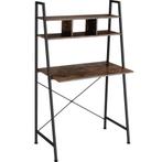 tectake Bureau Exeter 85,5x46,5x140cm - Industrieel hout don, Huis en Inrichting, Bureaus, Verzenden, Nieuw