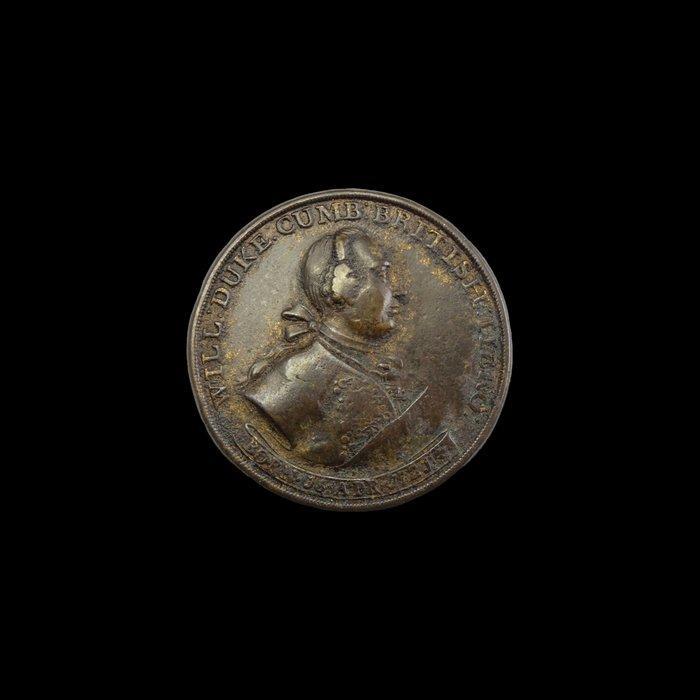 Post-middeleeuws Jacobitische opstand medaille - herovering, Antiek en Kunst, Antiek | Overige Antiek