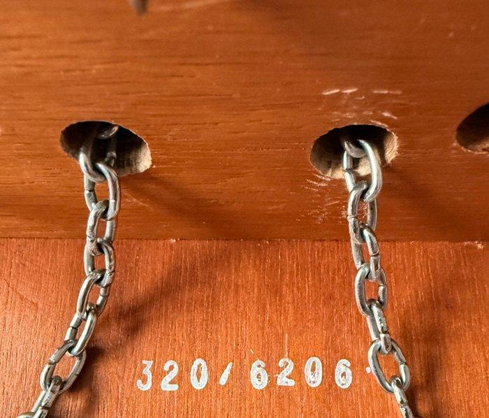 Slingerklok - Junghans - Mid-century modern Hout, Metaal,, Antiek en Kunst, Kunst | Designobjecten