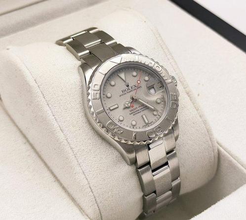 Rolex - Yacht-Master 29 mm Platinum Dial - 169622 - Femme, Handtassen en Accessoires, Horloges | Heren