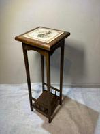 Plantentafel - Houte Plantentafel met Decoratieve Keramische
