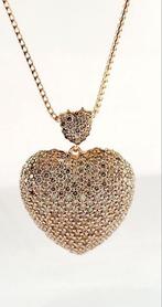 Collier avec pendentif - 18 carats Or rose - 3.15ct. tw.
