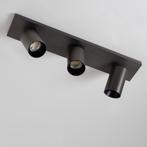 Spots opbouw Lynn 3 Opbouwspot Gun Metal Binnenverlichting, Verzenden, Nieuw