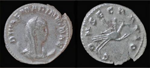 253-256ad Roman Diva Mariniana Ar antoninianus left on pe..., Postzegels en Munten, Munten en Bankbiljetten | Verzamelingen, Verzenden