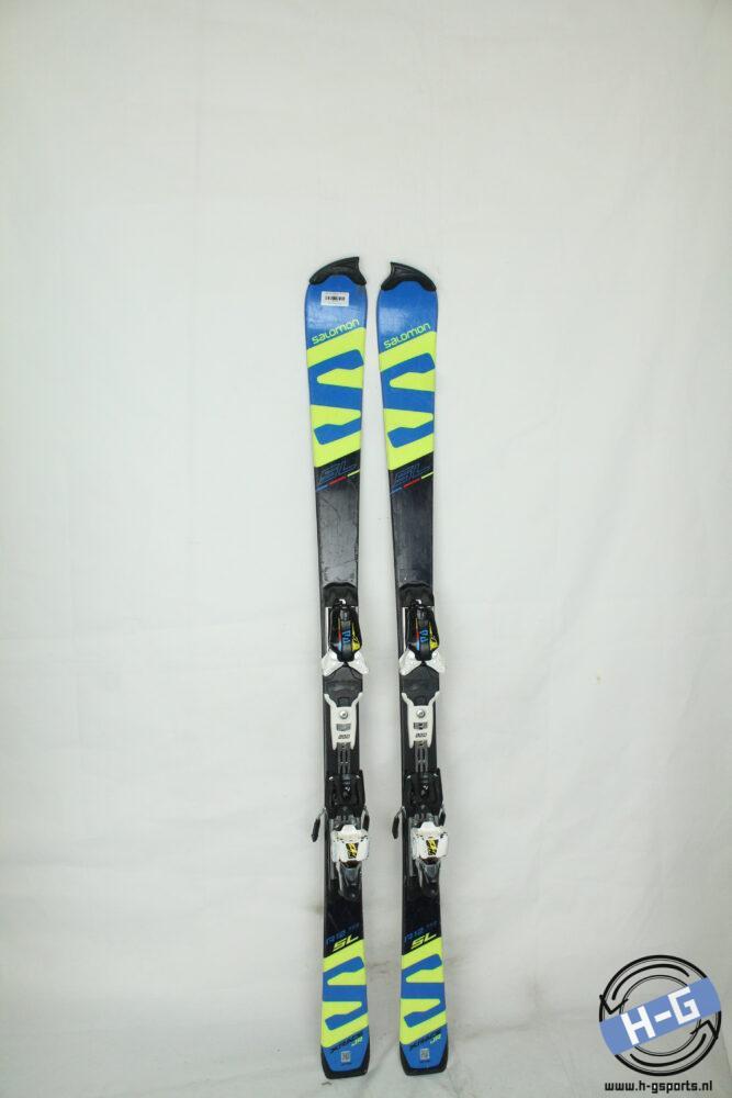 Refurbished - Ski - Salomon X-Race Jr SL - 152, Sport en Fitness, Skiën en Langlaufen, Ski, 140 tot 160 cm, Gebruikt, Salomon