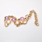 Armband - 18 karaat Geel goud - 2.80ct. tw. Saffier -, Nieuw