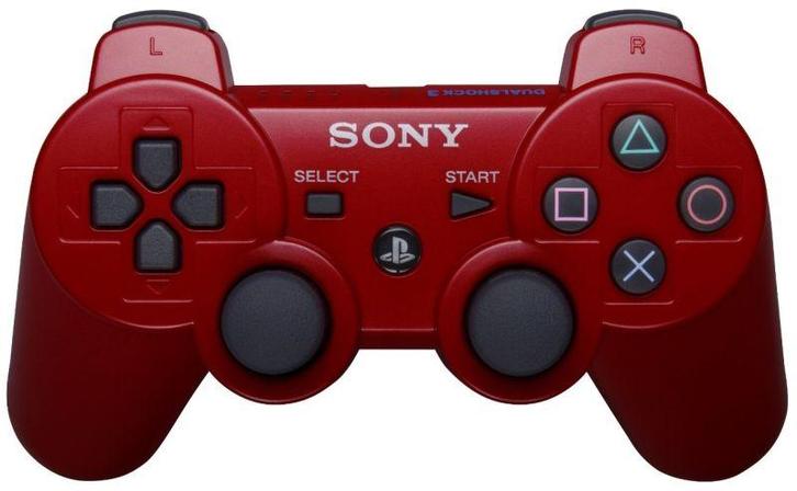 Sony DualShock 3 Wireless Controller-Rood (PlayStation 3), Games en Spelcomputers, Spelcomputers | Sony PlayStation 3, Ophalen of Verzenden