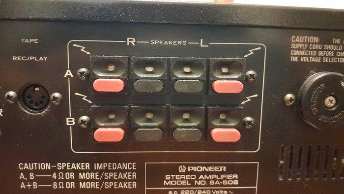 Pioneer - SA-506 Solid state stereo versterker, Audio, Tv en Foto, Radio's