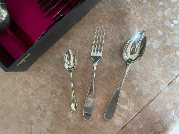 Ménagère (36) - Plaqué(e) argent, Antiek en Kunst, Antiek | Meubels | Tafels