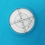 Ronde waterpas 66x11 mm wit, Verzenden, Nieuw
